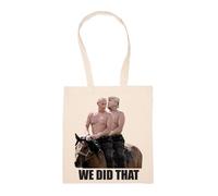 GUNMANTOR Nous L'avons Fait Sac à Provisions Beige Réutilisable Durable écologique Reusable Shopping Bag
