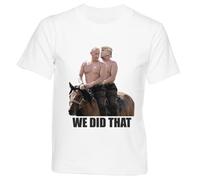 GUNMANTOR Nous L'avons Fait T-Shirt Blanc Enfants Garçons Filles Manches Courtes Col Rond