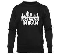 GUNMANTOR Paix Entre Israël Et L'iran Noir Pull Hommes Femmes Unisexe Manches Longues Col Rond