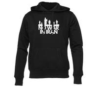 GUNMANTOR Paix Entre Israël Et L'iran Noir Sweatshirt à Capuche Hommes Femmes Unisexe Manches Longues Col Rond