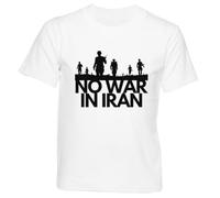 GUNMANTOR Paix Entre Israël Et L'iran T-Shirt Blanc Enfants Garçons Filles Manches Courtes Col Rond