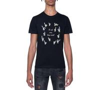 GUNMANTOR Si Ce n'est Pas Maintenant, Alors Wren T-Shirt Noir Homme Manches Courtes Col Rond