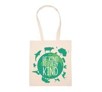 GUNMANTOR Soyez Gentil Avec Tout Le Monde Sac à Provisions Beige Réutilisable Durable écologique Reusable Shopping Bag