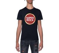 GUNMANTOR Super Bock Since 1927 Logo T-Shirt Noir Homme Manches Courtes Col Rond Black Mens