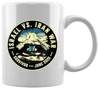 GUNMANTOR Survivant Du Conflit Israélo-Iranien Tasse en Céramique Blanche De Bureau Tasse Thé Café à La Maison