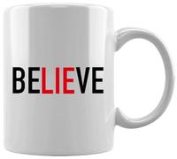 GUNMANTOR Texte De La Chanson Believe De U2 The Fly Zoo Tv Tasse en Céramique Blanche De Bureau Tasse Thé Café à La Maison