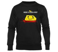 GUNMANTOR Utopia Where is Jessica Hyde Noir Pull Hommes Femmes Unisexe Manches Longues Col Rond Jumper Black Unisex