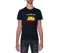 GUNMANTOR Utopia Where is Jessica Hyde T-Shirt Noir Homme Manches Courtes Col Rond Black Mens