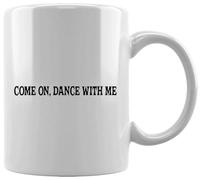 GUNMANTOR Viens Danser Avec Moi Tasse en Céramique Blanche De Bureau Tasse Thé Café à La Maison