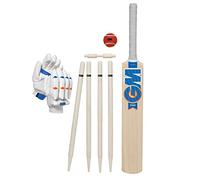Gunn and Moore GM Young Gunn Ensemble Batte de Cricket et souches en Bois