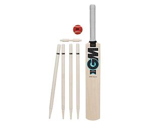Gunn & Moore Set 3 2020 G&M Ensemble de Cricket Diamant Taille Unisexe, Noir/Bleu/Blanc