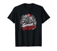 Gunnar et Hallgerd, héros de la Saga Viking Nordique T-Shirt