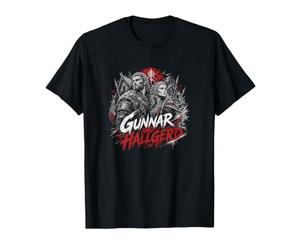 Gunnar et Hallgerd, héros de la Saga Viking Nordique T-Shirt