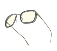 Gunnar Optiks Lunettes Fallout Vault 33 Monture Gunmetal-Olive Teinte ambrée