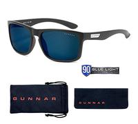 Gunnar Intercept pour jeux vidéo et ordinateur | Couleur de monture : Onyx, Teinte des verres : Sun (Bloque 90% de lumière bleue et 100% UV) | Avec filtre de lumière bleue | Lentille brevetée