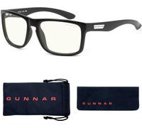 GUNNAR Lunettes de jeu et d'ordinateur Intercept Crystal Cadre Lentilles Clear - 30% de filtre de lumière bleue, 100% de protection UV - Lunettes de lumière bleue sans danger pour les yeux - Premium