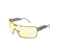 Gunnar Lunettes Gaming et Informatique - Cyberpunk 2077 Dex, Monture acier, Teinte Amber (65% de lumière bleue bloquée & 100% UV), Focus