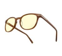 Gunnar Lunettes gaming et ordinateur - Davis - Couleur de monture : Maple, Teinte des verres : Ambrée (Bloque 65% de lumière bleue et 100% des UV) - Lunettes anti-lumière bleue