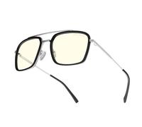Gunnar Optiks - Lunettes gaming Barron - Monture acier inoxydable, filtre 35% de lumière bleue
