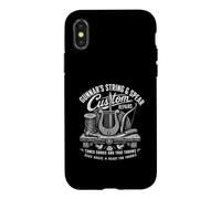 Gunnars String and Spear Custom Repairs Saga House Coque pour iPhone X/XS