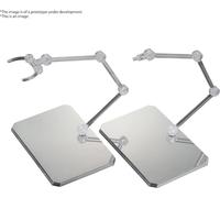 Gunpla figures bases 1/144 - Action Base 6 Mirror Stickers Set (transparent)