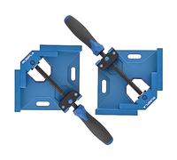 Gunpla Jeu de 2 Pinces à Angle Droit pour Travail du Bois, Pince d'Angle 90 Degrés Étau Pivotant en Alliage Aluminium Mâchoire Réglable Outils Durables pour Assemblage de Meubles Armoires
