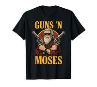 Guns N Moses - Drôle de la Bible chrétienne juive T-Shirt