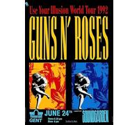 Guns n Roses 3 Poster mural rétro vintage Rock Concert A3