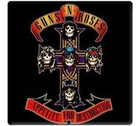 Guns N' Roses Aimant Appetite For Destruction 7,2 x 7,2 cm Blanc