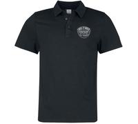 Guns N' Roses Amplified Collection - Washed Slub Homme Polo Noir M 100% Coton Regular/Coupe Standard