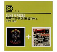GUNS N' ROSES - 2 FOR 1: APPETITE FOR DESTRUCTION/GN'R LIES; 2 CD HARD ROCK NEUF