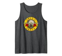 Guns 'n' Roses Bullet Logo by Rock Off Débardeur, Homme, Chiné Foncé, XL