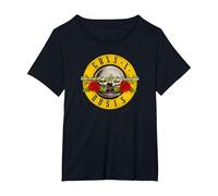 Guns 'n' Roses Bullet Logo by Rock Off T-Shirt, Femme Grandes Tailles, Noir, 1X