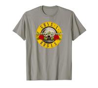 Guns 'n' Roses Bullet Logo by Rock Off T-Shirt, Homme, Ardoise, L