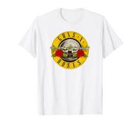 Guns 'n' Roses Bullet Logo by Rock Off T-Shirt, Homme, Blanc, 5XL