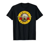 Guns 'n' Roses Bullet Logo by Rock Off T-Shirt, Homme, Noir, M
