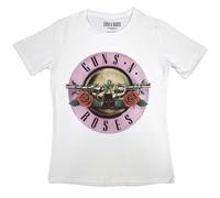 Guns N' Roses Classic Logo Femme Skinny Fit T Shirt Size M