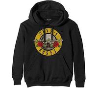 Guns N Roses - Felpa # L Black Unisex # Classic Logo