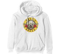 Guns N Roses - Felpa # XL Unisex White # Classic Logo [Import]
