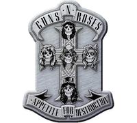 Guns N Roses - Graphique - Badge "Appetite", émail RO2505 (taille unique) (Argent)
