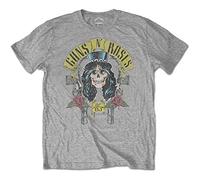 Guns N' Roses Homme Slash '85 T-Shirt Not Applicable, Gris (Grey Grey), Medium