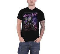 Guns N' Roses Homme Sunset Boulevard T-Shirt Not Applicable, Noir (Black Black), Large