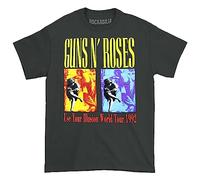 Guns N' Roses Homme Use Your Illusion World Tour T-shirt Noir