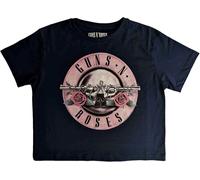 Guns N' Roses T-shirt Classic Logo Ladies Navy Blue S