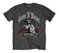 Guns N Roses - T-Shirt # L Unisex Grey # Death Men [Import]