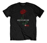 Guns N Roses - T-Shirt # M Unisex Black # Used to Love Her Rose [Import]