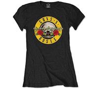 Guns N Roses - T-Shirt # Xl Ladies Black # Classic Logo
