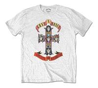 Guns N Roses - T-Shirt # XS Kids White # Appetite for Destruction [Import]