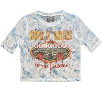 Guns N Roses - "Welcome To The Jungle LV" Débardeur court pour femme RO5766 (XXS) (Blanc)