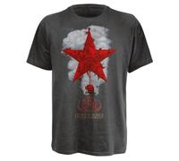 Guns N'Roses - T-Shirt Guns N'Roses Gris Star With Smoke L (T-Shirt taille Large)